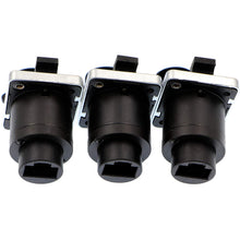 Load image into Gallery viewer, RJ45 Waterproof Connector Dust Plug 3 PCS RJ45 Connectors IP65 Mount Ethernet Panel Connector