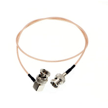 Load image into Gallery viewer, RG179 HD-SDI Cable BNC Male to Right Angle BNC Cable 75ohm MegaFlex for Blackmagic HyperDeck Shuttle and BMCC BMPC Hyperdeck Cameras 24''