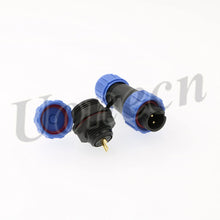 Load image into Gallery viewer, 2 PCS SP1310 IP68 2-pin Waterproof Connector Power Cable Connectors Cable Connectors Automotive Connectors Plug and Socket Multipole Plug and Socket Dustproof Circular