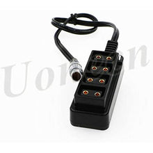 Load image into Gallery viewer, 4 Port Dtap to 3 Pin Male Steadicam Zephyr Splitter Cable for ARRI RED Cameras