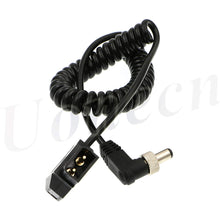 Load image into Gallery viewer, Anton Bauer Right Angle 2.1 5.5mm Lock DC to Tap D-Tap Spring Power Cable for Video Devices PIX-E7 7 Touchscreen Display