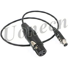 Load image into Gallery viewer, Mini XLR 3 Pin Female to 3 Pin Female Plug XL2 TA3-F Audio Cable Adapter Camera Video Assist for SD 442 Devices 688/788 20''