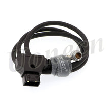 Load image into Gallery viewer, Anton Bauer Power Cable for Zacuto Gratical Eye Viewfinder D-Tap to Right Angle 2 Pin Male Rotate 180 Degree 28 inches
