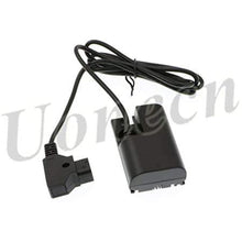 Load image into Gallery viewer, LP E6 Dummy Battery to Dtap male Power Cable for SmallHD 501 502 702 Monitor and Canon 5D mark II 7D 60D