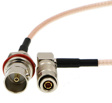 Load image into Gallery viewer, HD SDI DIN 1.0/2.3 Right Angle to BNC Female RG179 Cable for Blackmagic HyperDeck Shuttle 75ohm 12''
