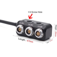 Load image into Gallery viewer, FS7 Power Cable D-tap to DC for Sony PXW-FS7 PXW-FS5 FS5 FS7 for Sony PXW Z-190 Camera Camcorder