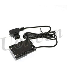 Load image into Gallery viewer, LP E6 Dummy Battery to Dtap male Power Cable for SmallHD 501 502 702 Monitor and Canon 5D mark II 7D 60D
