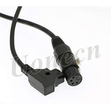 Load image into Gallery viewer, Practilite 602 DSLR Camcorder Power Cable XLR 4 pin Female to D-tap Male for Sony F55 SXS Camera