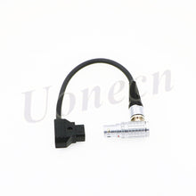 Load image into Gallery viewer, Arri Alexa Mini Camera Power Cable Right Angle 2B 8 pin Female to D-tap 10 inches