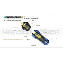 Load image into Gallery viewer, 3 pcs SP13 IP68 Waterproof Connectors 2 Pin LED High Power 2 Pin Power Plug Connector Circular Kit Male Plug Female Socket