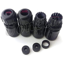 Load image into Gallery viewer, WP20 2 Pin Waterproof Electrical Wire Circular Connector Female Plug and Male Panel Mount Receptacles Socket AC DC Power Industrial Dustproof Jack