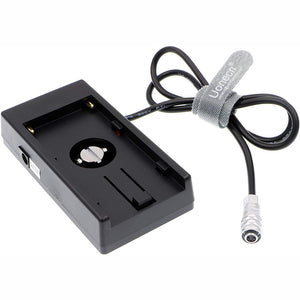 Movie Blackmagic Cinema Camera BMCC 4K BMPCC Power Supply Mount Plate Adapter for Sony NP-F970 Battery