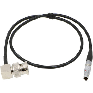 TIME Code Cable for Zoom F8 4 Pin Male to Right Angle BNC for Red Epic Scarlet