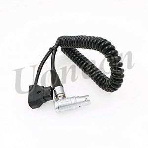 ARRI Alexa Mini Camera Power Cable Dtap to Right Angle 8 pin Female Spring Cable