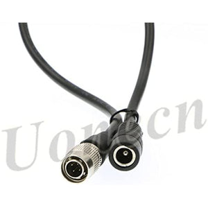 Compatible with DC Female to 4 pin Hirose Male Cable for Sound Device ZAXCOM Blackmagic