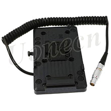 Load image into Gallery viewer, V-Mount Battery Plate Spiral 6 Pin Power Cord for Red Scarlet Epic Camera
