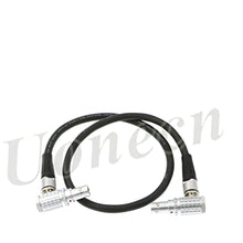 Load image into Gallery viewer, Teradek Bond Power Cable Right Angle 2 Pin Male to Right Angle 2 pin Male for ARRI Alexa Camera 18 inches
