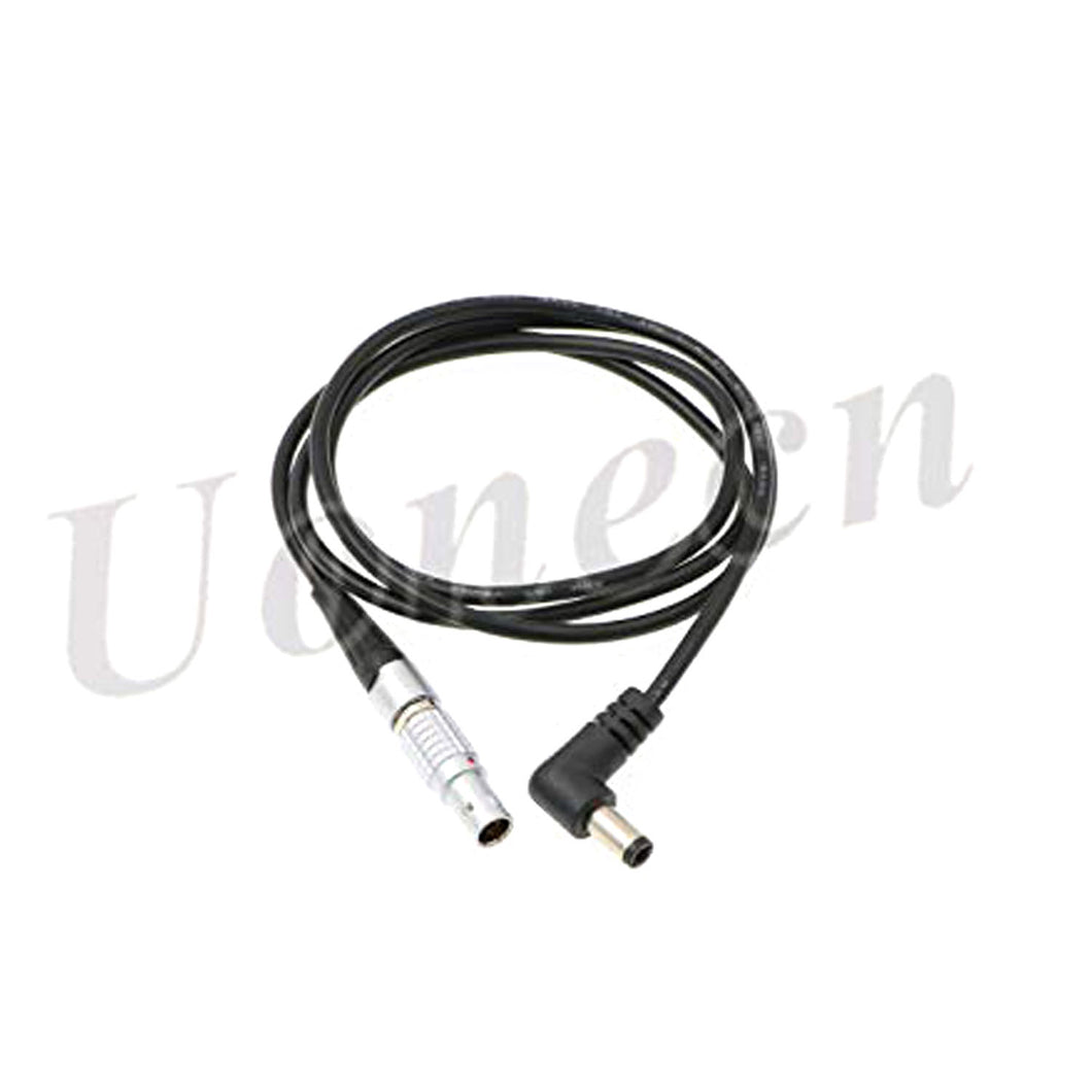 Right Angle DC Male to 2 Pin Male Teradek Bolt Power Cable for Transmitter Tilta Battery Plate on The FS7