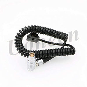 ARRI Alexa Mini Camera Power Cable Dtap to Right Angle 8 pin Female Spring Cable