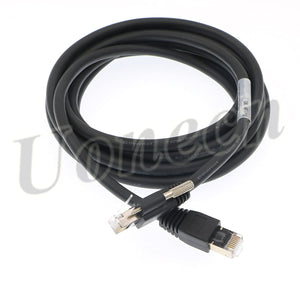Data Transmission GigE Cat6 Cable RJ45 Plug Ethernet for CCD Industrial Camera 3 Meters
