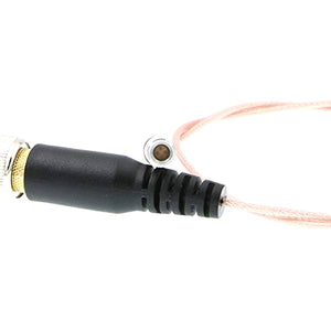 Uonecn Flexible Thin Timecode Audio Cable 4 Pin Male to BNC Plug for Red Epic Scarlet