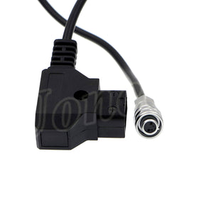 Power Cable for Blackmagic Pocket Cinema Camera 4K and Gold Mount V Mount Battery Cable BMPCC 4K Weipu 2 pin Female to P Tap 60cm