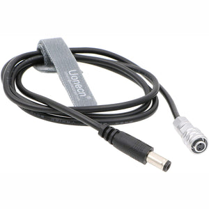 Uonecn Power Cable for Blackmagic 4K BMPCC 4K 2 Pin to DC Pocket Cinema Camera