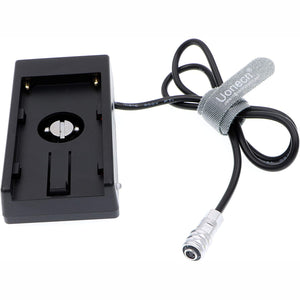 Movie Blackmagic Cinema Camera BMCC 4K BMPCC Power Supply Mount Plate Adapter for Sony NP-F970 Battery