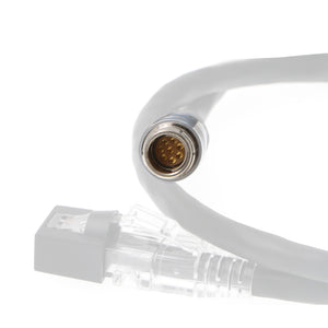 Uonecn Computer Data Transfer Cable for Phantom Camera for Fischer 8 Pin Male to RJ45 Male Ethernet Cord