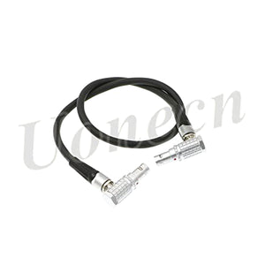 Teradek Bond Power Cable Right Angle 2 Pin Male to Right Angle 2 pin Male for ARRI Alexa Camera 18 inches