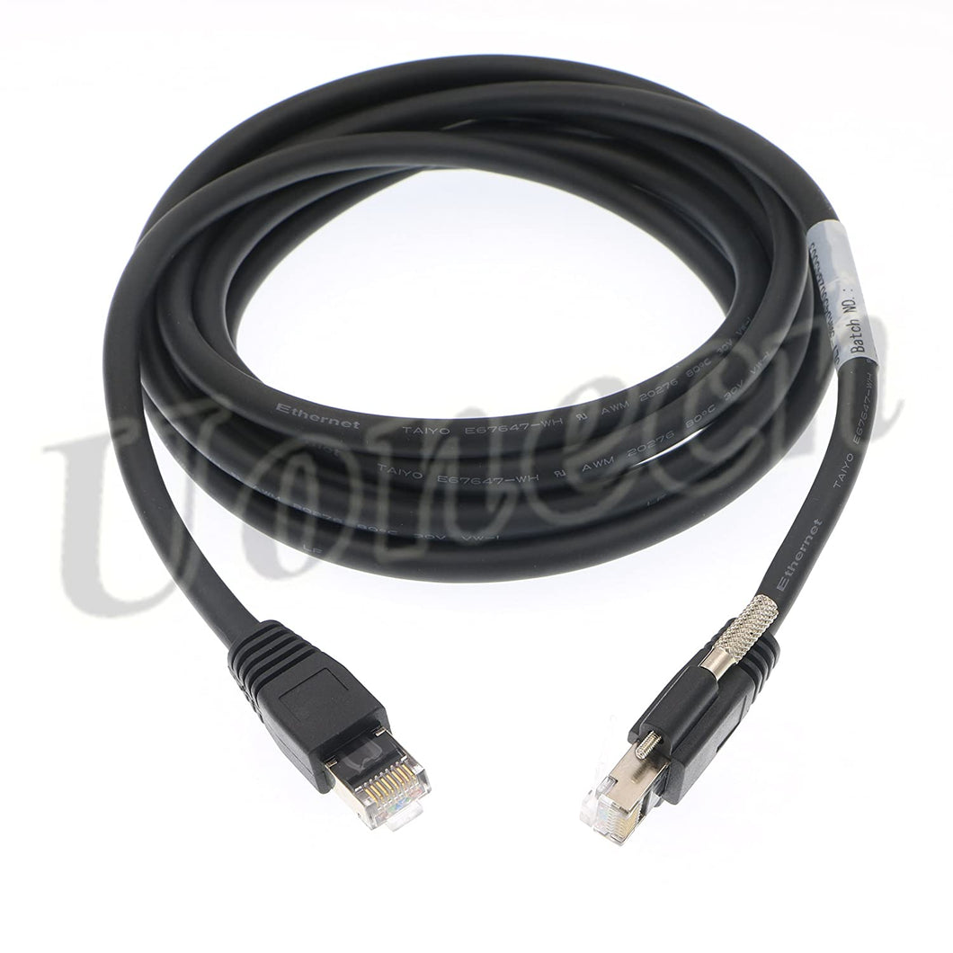 Data Transmission GigE Cat6 Cable RJ45 Plug Ethernet for CCD Industrial Camera 3 Meters