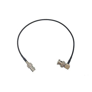 BNC Female Straight to BNC Male Right Angle SDI Cable for Camera 50 ohm