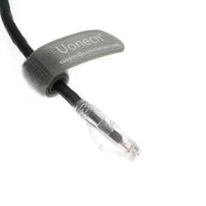 Uonecn Computer Data Transfer Cable for Phantom Camera for Fischer 8 Pin Male to RJ45 Male Ethernet Cord