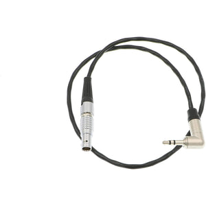 Alexa Mini Timecode Cable 5 Pin Male to Right Angle 3.5mm TRS Tentacle Sync Generator Cable 20 inches