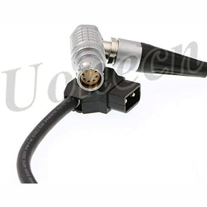 Right Angle 8 pin Female Power Cable Dtap Plug for ARRI Alexa Mini Camera