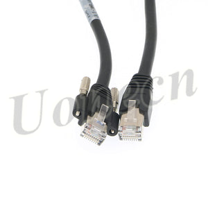 Data Transmission GigE Cat6 Cable RJ45 Plug Ethernet for CCD Industrial Camera 3 Meters