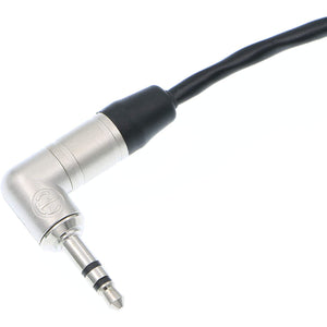Alexa Mini Timecode Cable 5 Pin Male to Right Angle 3.5mm TRS Tentacle Sync Generator Cable 20 inches