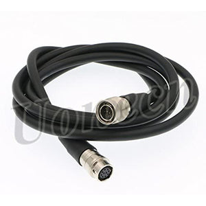 AOA Display Cable Hirose 10 pin Male Connector to 10 pin Female Connector for AOA Interface Module with Enhanced Audio 1.5meters