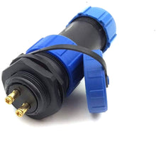 Load image into Gallery viewer, 3 pcs SP2110 2 pin IP67 Waterproof LED Power Wire Connector Screw Press Connect Plug Aviation Connector
