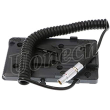 Load image into Gallery viewer, V-Mount Battery Plate Spiral 6 Pin Power Cord for Red Scarlet Epic Camera
