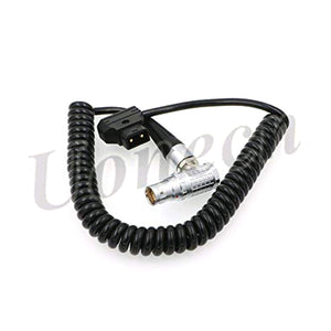 ARRI Alexa Mini Camera Power Cable Dtap to Right Angle 8 pin Female Spring Cable