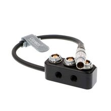 Load image into Gallery viewer, 1 to 3 Power Supply Splitter Cable 2 Pin Male to 3 Mini 2 Pin Female for ARRI RED Camera Teradek
