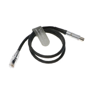 Uonecn Computer Data Transfer Cable for Phantom Camera for Fischer 8 Pin Male to RJ45 Male Ethernet Cord