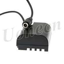 Load image into Gallery viewer, Dummy Battery DMW-DCC12 DC Coupler to Dtap plug power Cable for Panasonic DMC-GH5 GH4 GH3
