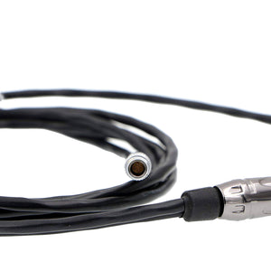 00B 4 Pin Male to 3.5mm TRS Audio Breakout Cable for Zaxcom IFB Erx Time Code RED Epic/Scarlet/Dragon Broadcast Camera