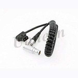 ARRI Alexa Mini Camera Power Cable Dtap to Right Angle 8 pin Female Spring Cable