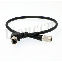 Load image into Gallery viewer, 4 PIN Hirose Male Cable Power Sound Devices Recorder Wisycom MCR 42s 30cm Right Angle 4 pin Male to Straight 4 pin Male
