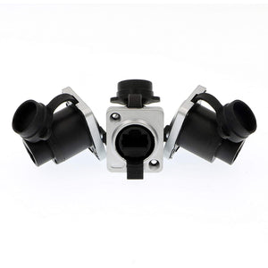 RJ45 Waterproof Connector Dust Plug 3 PCS RJ45 Connectors IP65 Mount Ethernet Panel Connector